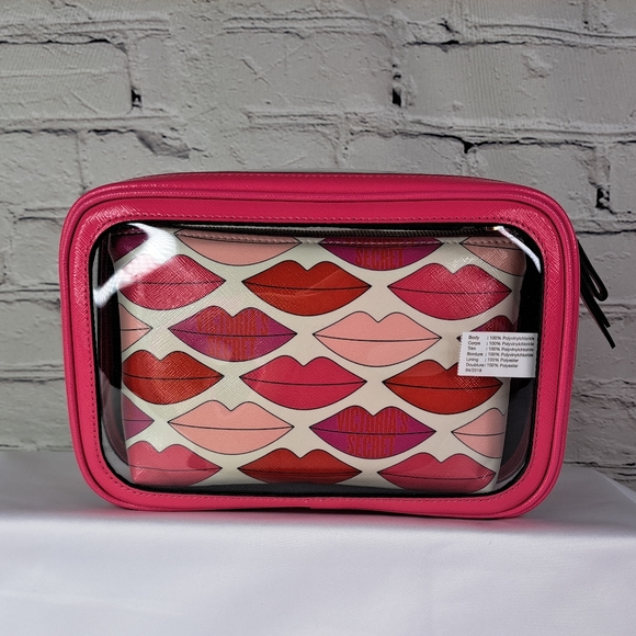 VICTORIA’S SECRET SIGNATURE LOGO NESTING 3-PIECE BAG SET - Picture 10 of 16